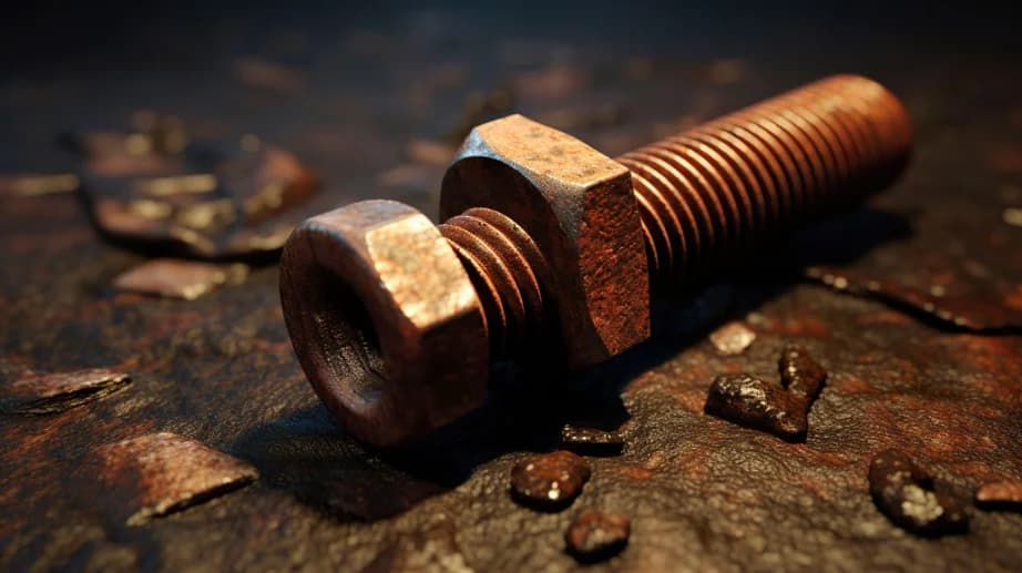 Fixador enferrujado compromete a estrutura. Veja como evitar e resolver.